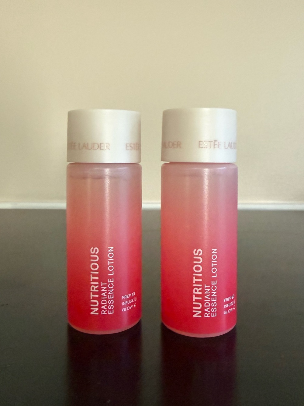 2x Estee Lauder Nutritious Radiant Essence Lotion, Travel Size 1oz/30ml Ea New